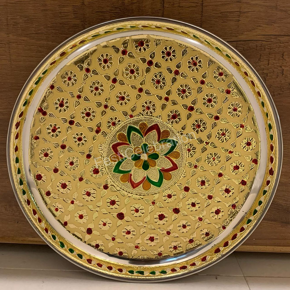 Thumbnail: Meenakari Plates – Traditional Handcrafted Plates 🍽️✨