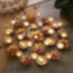 Grand Rangoli Urli / Tealight Stand – Decorative Metal Centerpiece
