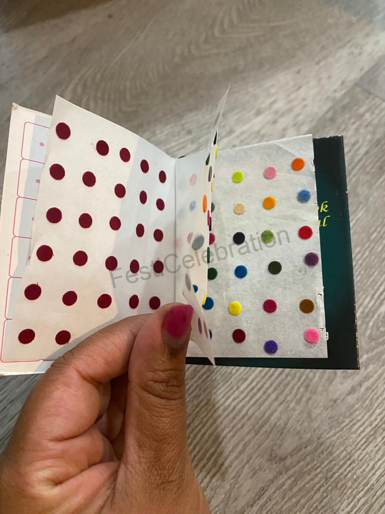 Bindi Book Available in Red & Multicolored for Regular Use