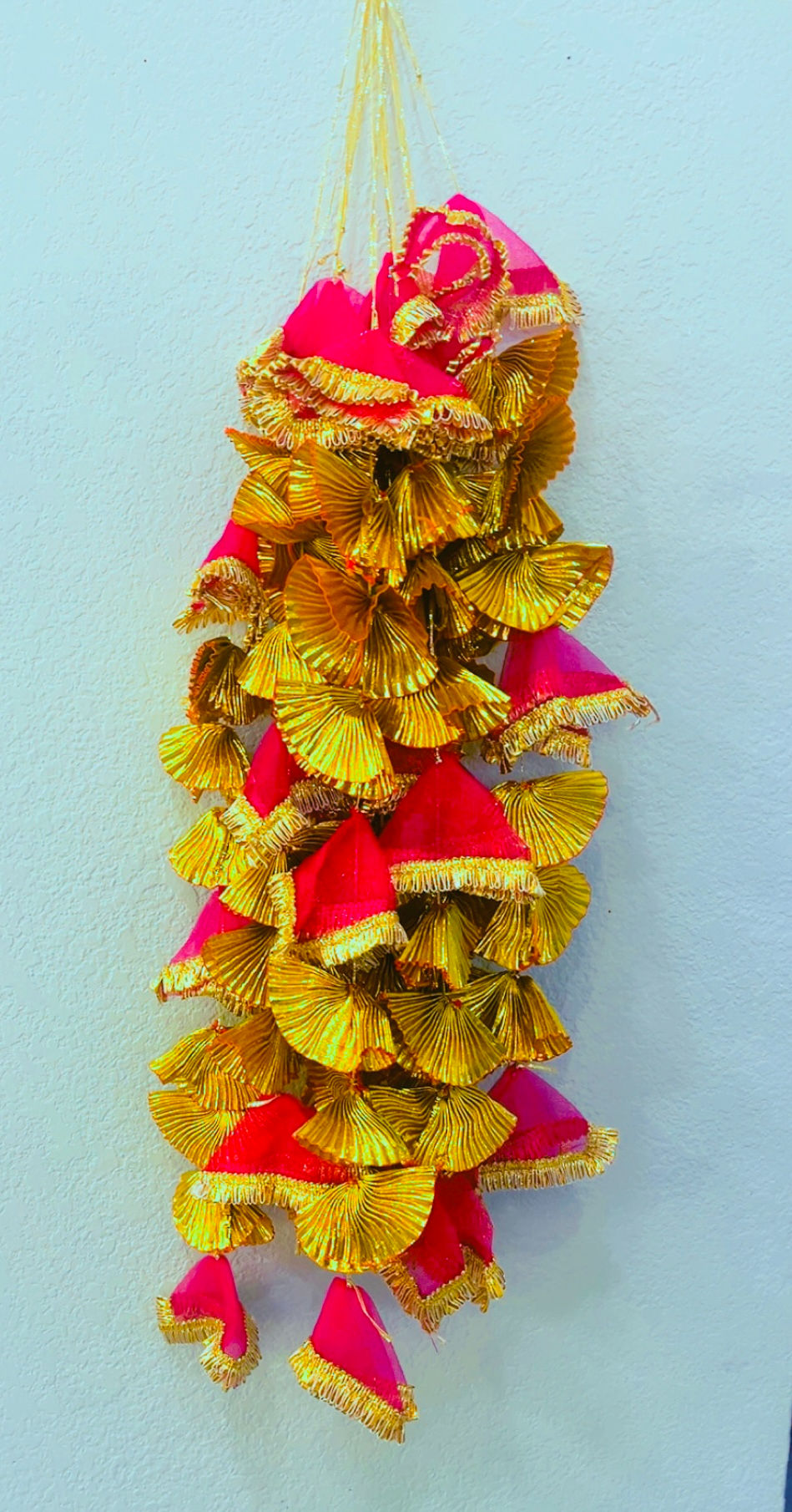 Handcrafted Gota Patti Latkan Hanging Set | Festive Door & Wall Decor