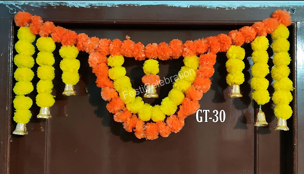 Artificial Flowers Toran for Door Hanging & Home Decor