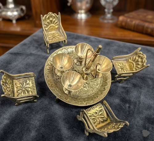 Unique Design Dining Table Chair Maharaja set | FestiCelebration