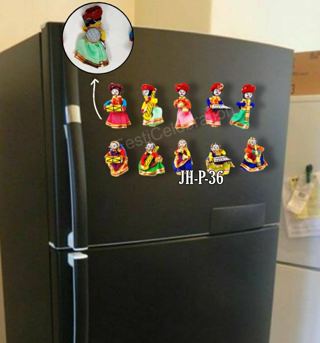 Puppet Magnet Musician for Home & Music Lover Decor