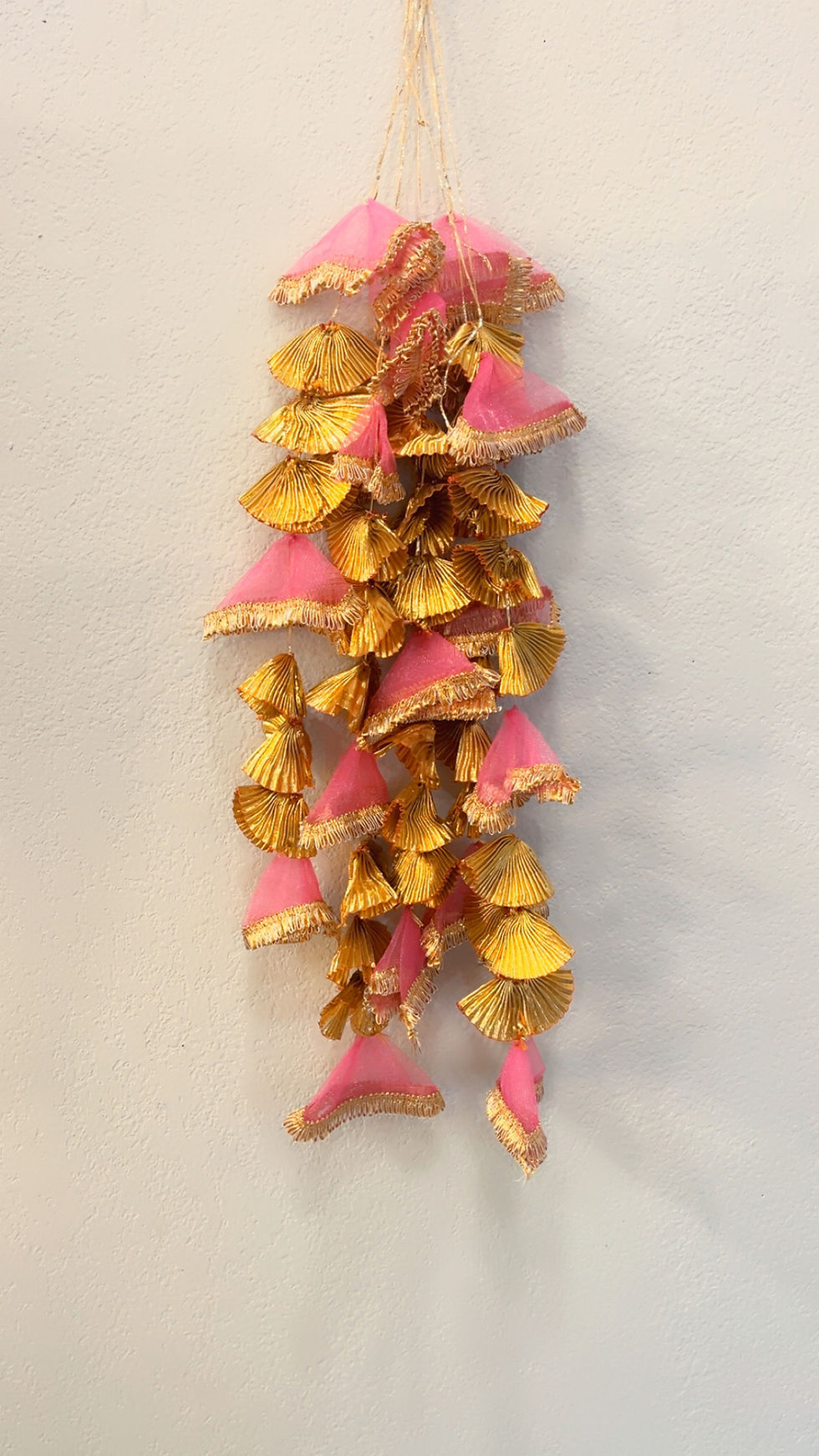 Thumbnail: Handcrafted Gota Patti Latkan Hanging Set | Festive Door & Wall Decor