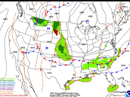 6/2 Tuesday: A Pleasant Couple Days in Stored!