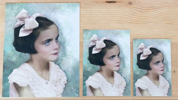 Print size options, 4x6, 5x7 and 8x10