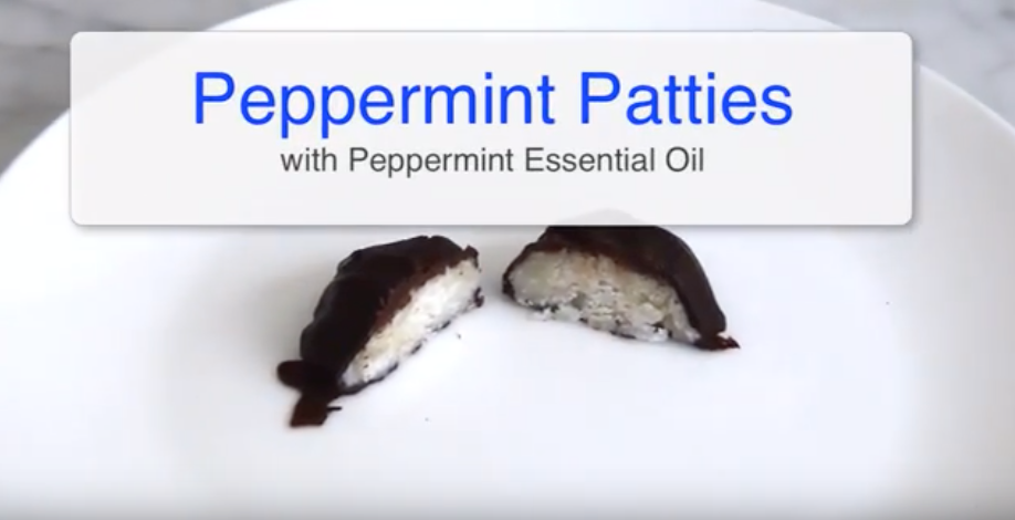 Peppermint Patties Recipe with Peppermint Essential Oil