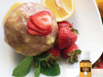Strawberry Lemon Muffins Recipe with Lemon Essential Oil