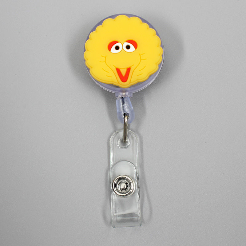 Thumbnail: Cartoon Blue Bread Boy Retractable Creative Badge Reel Students Nurse Girl 