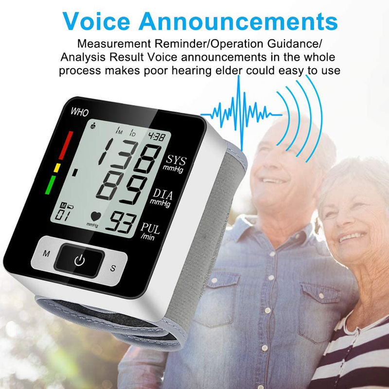 Thumbnail: Medical Blood Pressure Monitor High Accurate Wrist Cuff Bp Monitors