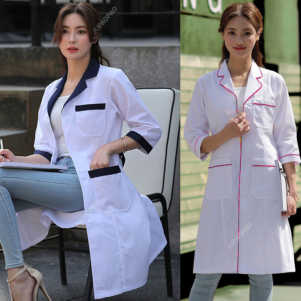 Thumbnail: Beauty Institution Nursing Scrub High Quality Coat Nurse Accessories 