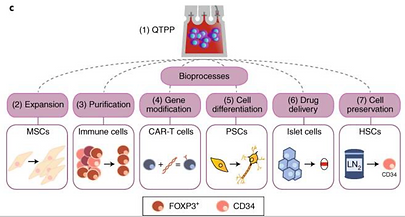 biomanufacturing for clinically advanced cell therapies