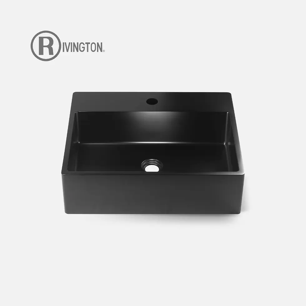 Lavabo đặt bàn DVQ-L001-DB mặt trước