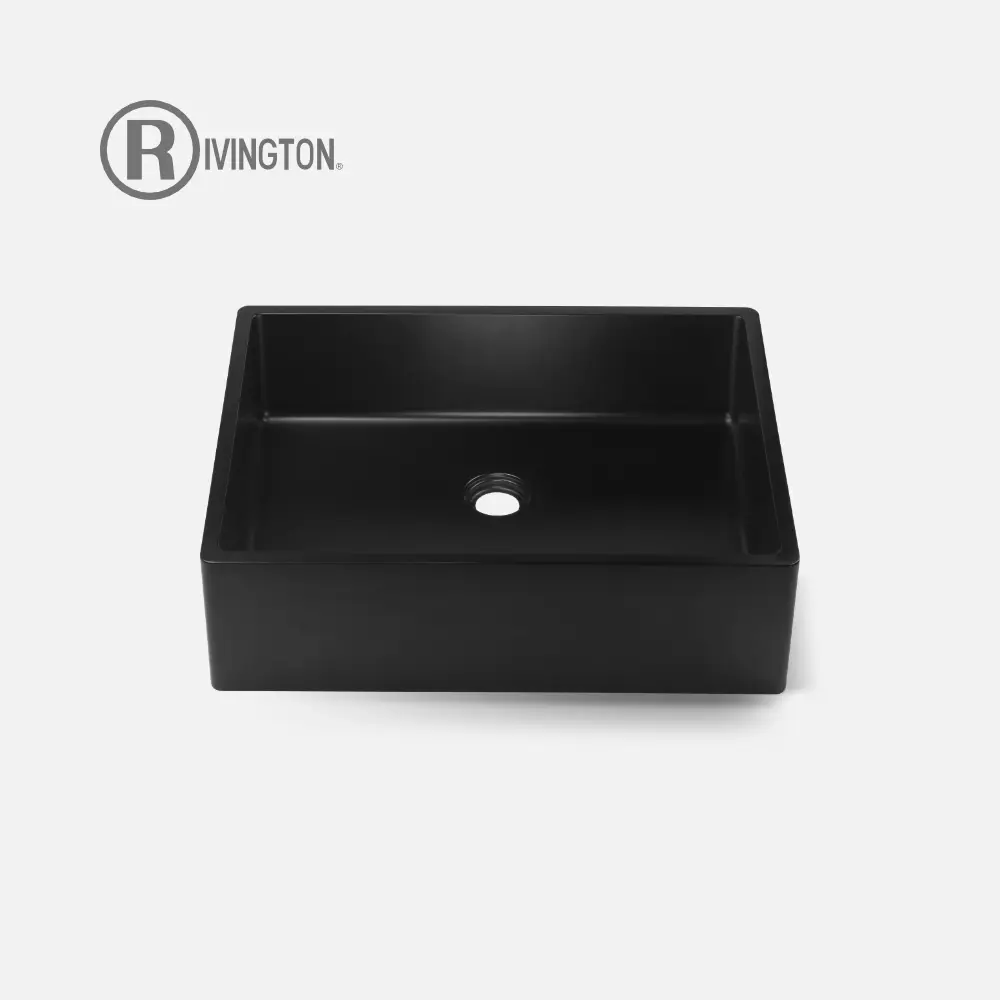 Lavabo đặt bàn DVQ-001-DB mặt trước