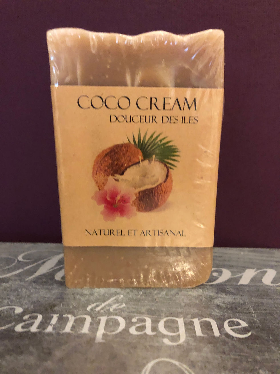 Savon artisanal "Coco cream"