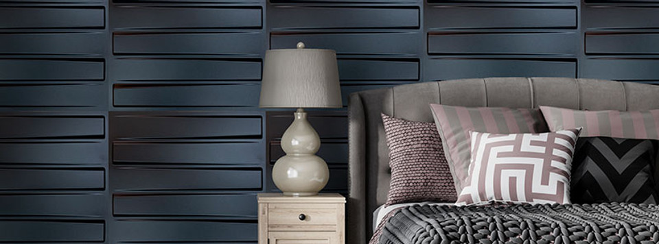 Panel Decorativo 3D CDMX Negro