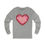 Thumbnail: Glitter Heart Valentine's Jersey Long Sleeve Tee