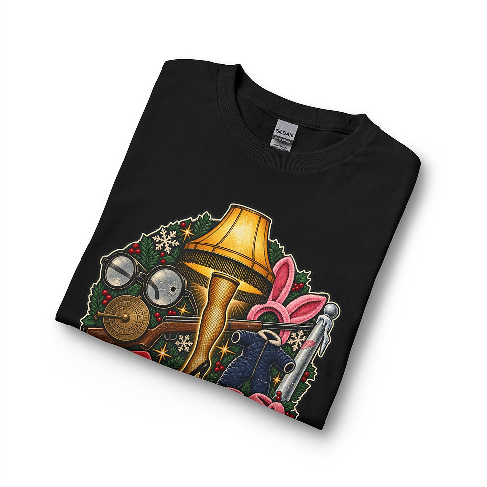 Thumbnail: Christmas Story Collage Long Sleeve Shirt