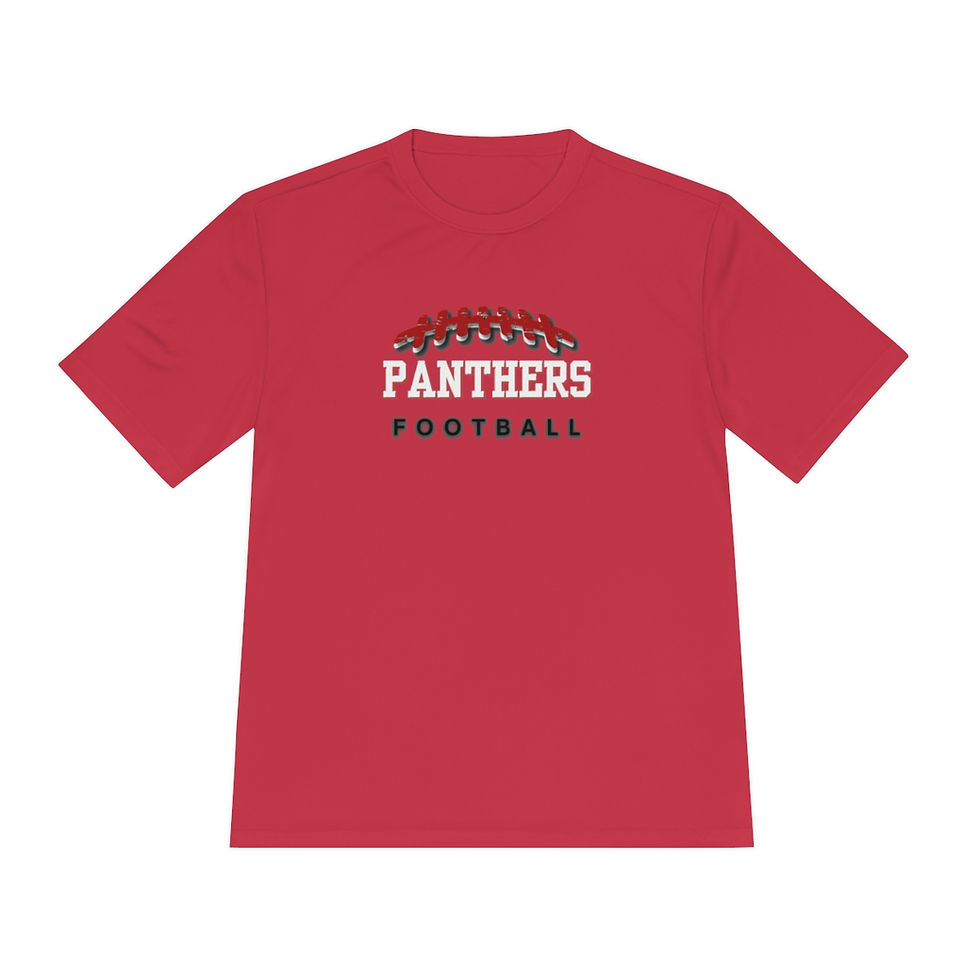 Thumbnail: Panthers Football - Dry Fit Style Unisex Tee