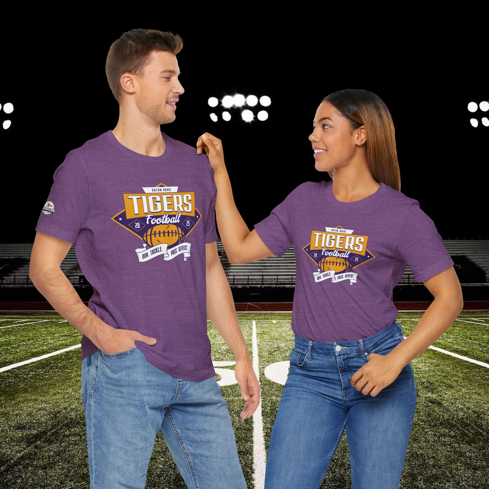 Tigers Football Team Pride Bella Canvas Shirt