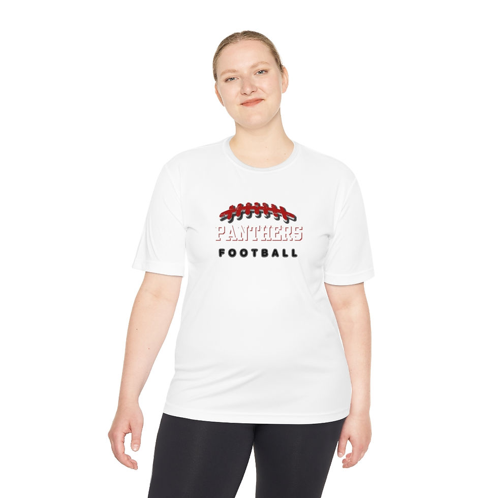 Thumbnail: Panthers Football - Dry Fit Style Unisex Tee