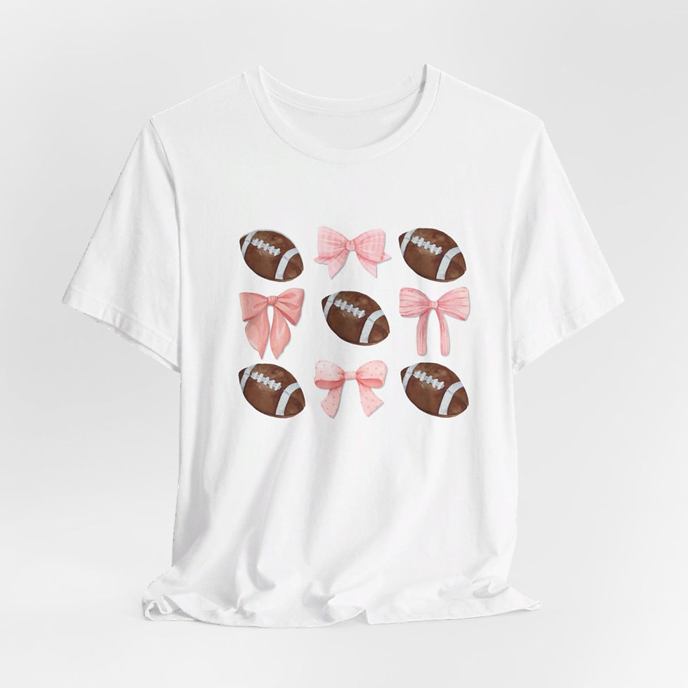 Thumbnail: Bella Canvas Bows Jersey Short Sleeve Tee
