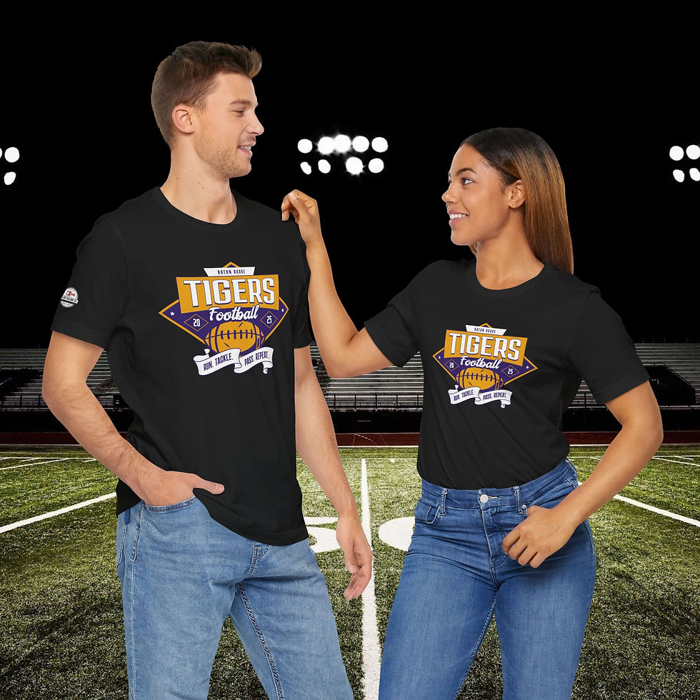 Thumbnail: Tigers Football Team Pride Bella Canvas Shirt