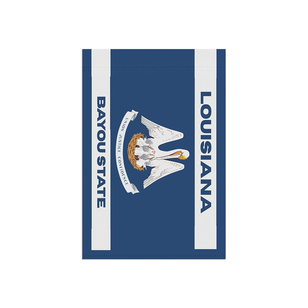 Thumbnail: Louisiana Flag Garden Banner – 'Bayou State' House Flag