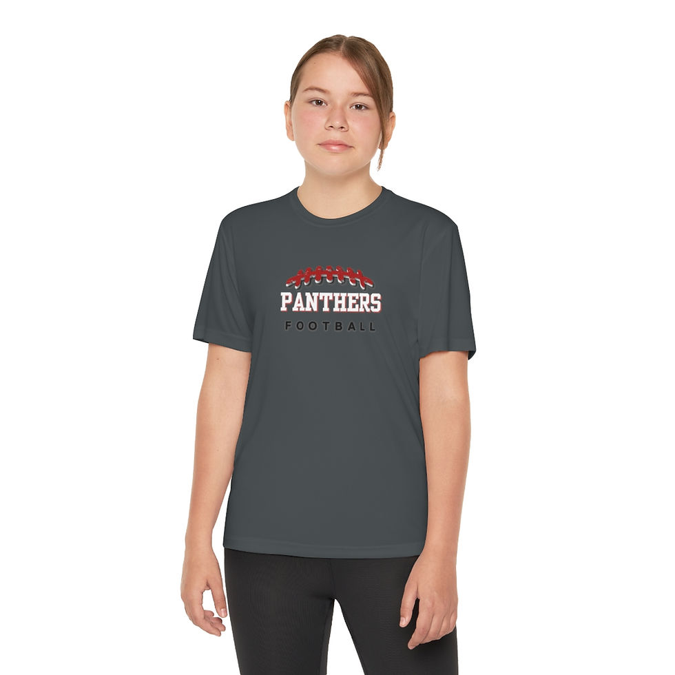 Thumbnail: Panthers Football - Youth Dry Fit Style Unisex Tee