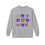 Thumbnail: Mardi Gras Bows Midweight Softstyle Fleece Crewneck Sweatshirt