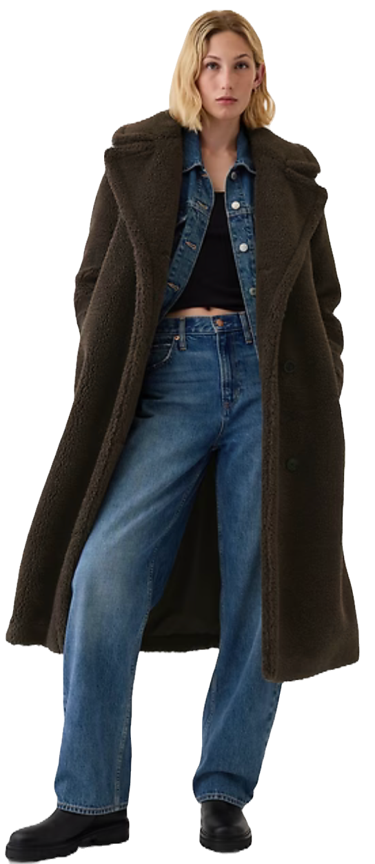 winter sherpa teddy coat by the GAP best top winter coats and jackets for 2025