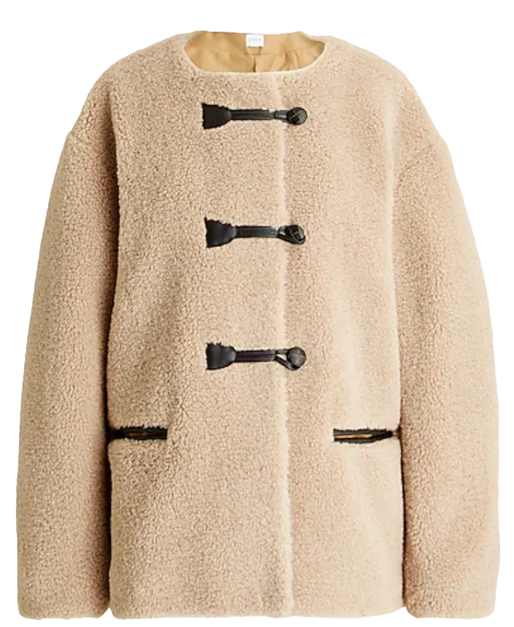 winter sherpa teddy coat with brown buttons best top winter coats and jackets for 2025