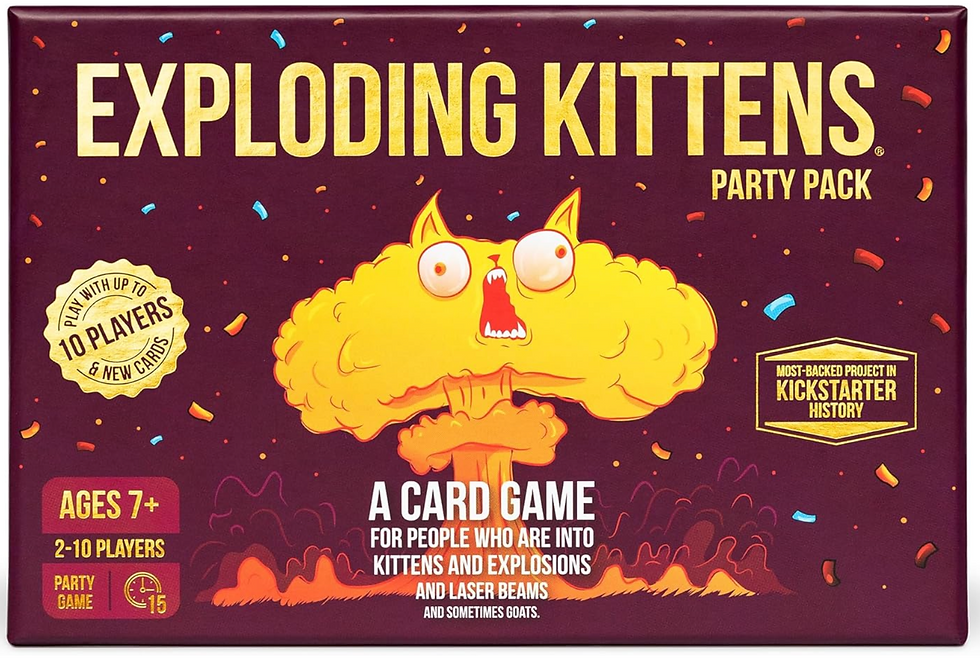 Stocking Stuffer Ideas For Men, Women, Kids & Teens stocking gift guide  for kids exploding kittens