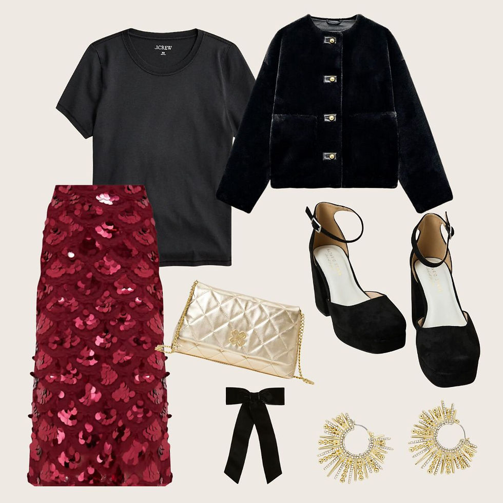 new year's eve outfit ideas for elder millentials and gens for understated elegance night out