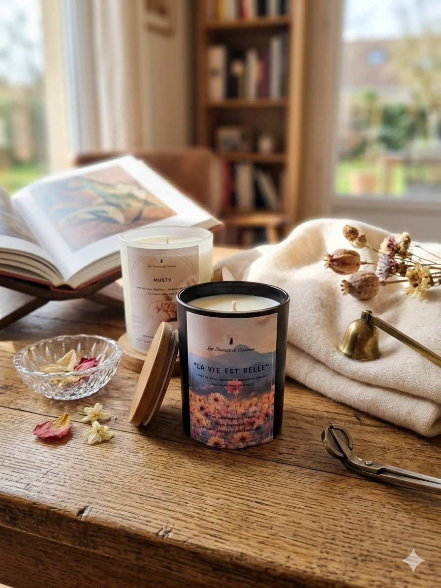 Miniature : Bougie La vie est belle