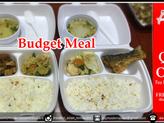 BUDGET MEAL FOR THE MONTH OF APRIL