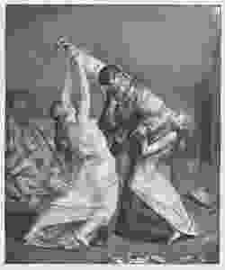 The Drunk and domestic violence by George Bellows, 1923/1924 on lithograph, american artist, an article on ieclectica
