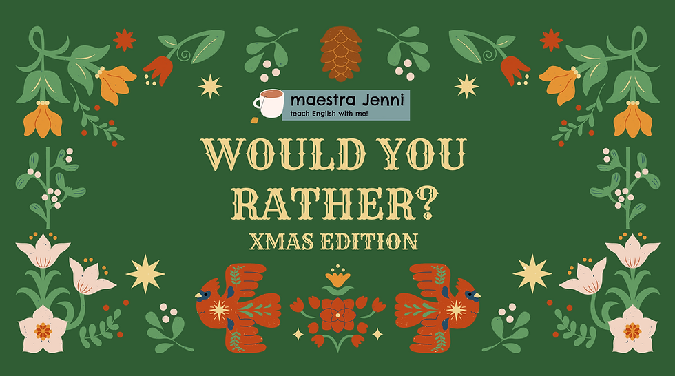 Preferiresti .... o .... ? XMAS edition