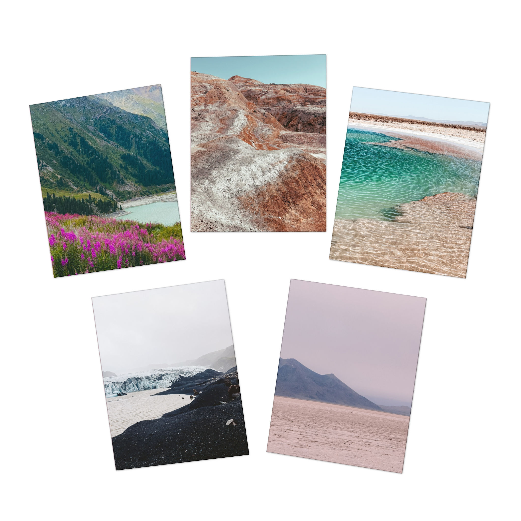 Blank Cards - Lake Collection (Set of 5)
