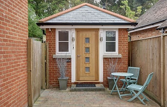 Detached garage conversion