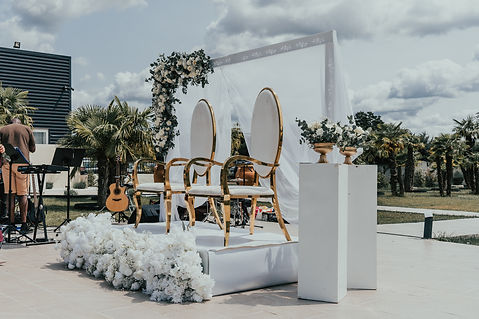 Arche florale sur mesure mariage