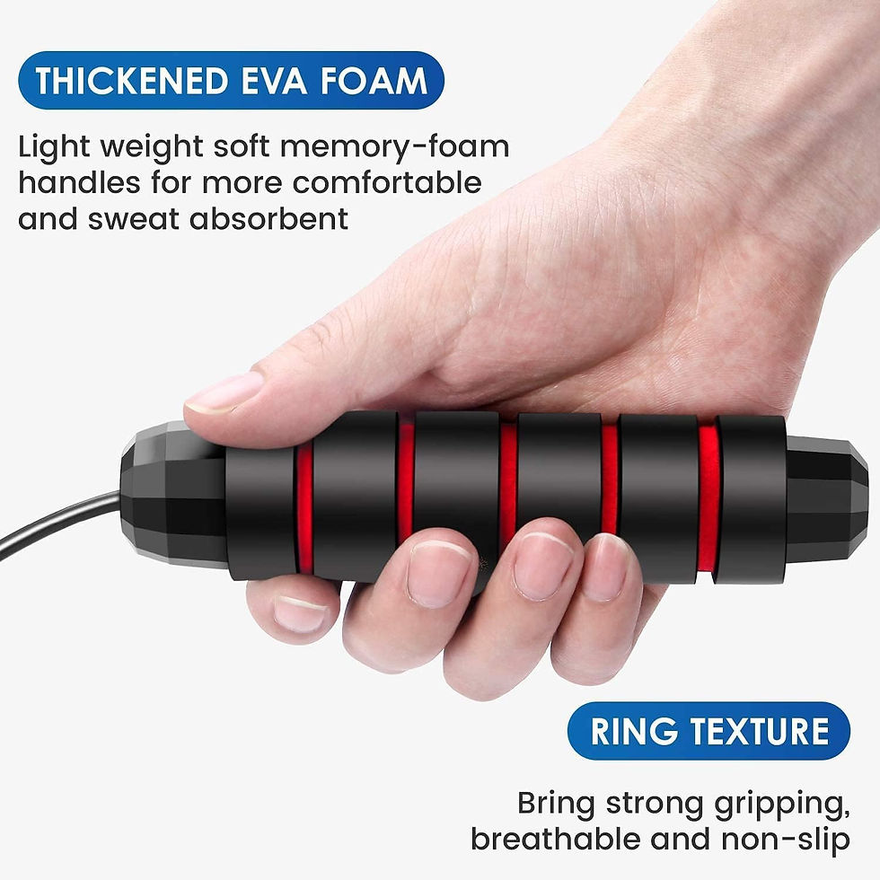 Thumbnail: The New Jump Rope Steel Wire Skipping Exercise Adjustable Jumping Fitness Workou