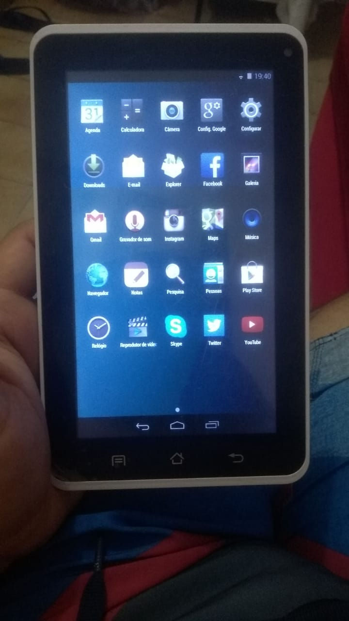 Tablet Mondial TB-08 Branco com Tela 7, Memória 8GB, Wi-Fi, Android 4.4, Câmera
