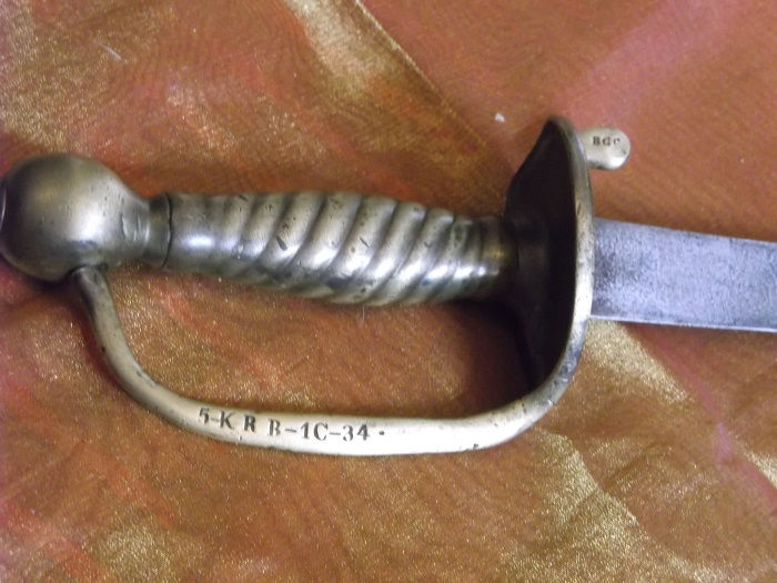 Thumbnail: German infantry hanger c.1720 - c.1800