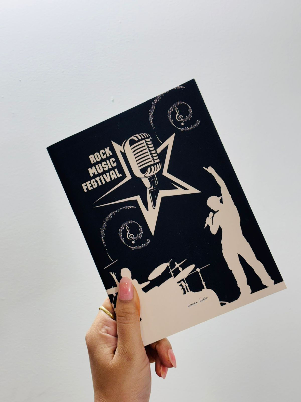 ROCK MUSIC FES TIVAL - BAND ILLUSTRATION