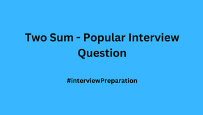 Interview Question 1 - Popular Interview Question