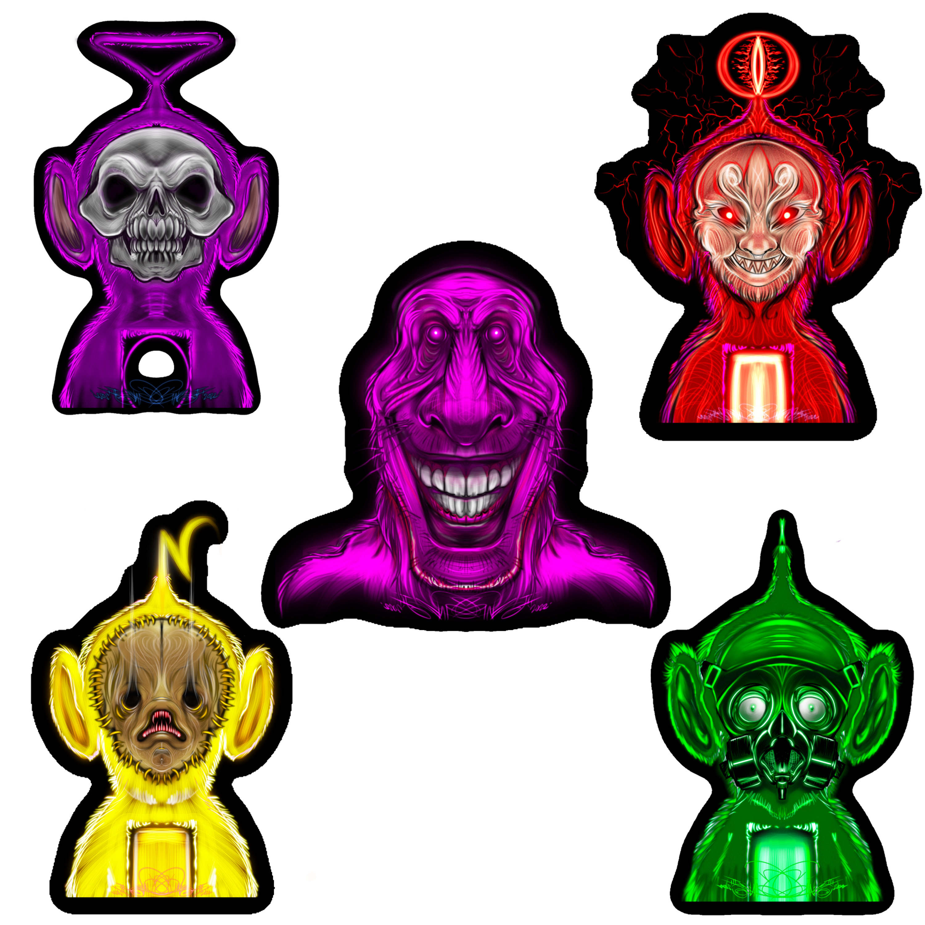 TellieDubbies - 5 Piece Bundle - Sticker