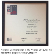 IIID Award Residential Dwelling 2018