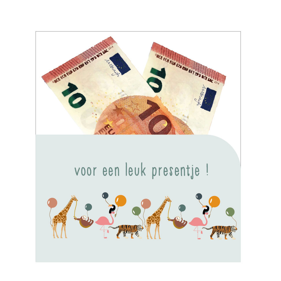 Miniature : wenskaart - een centje