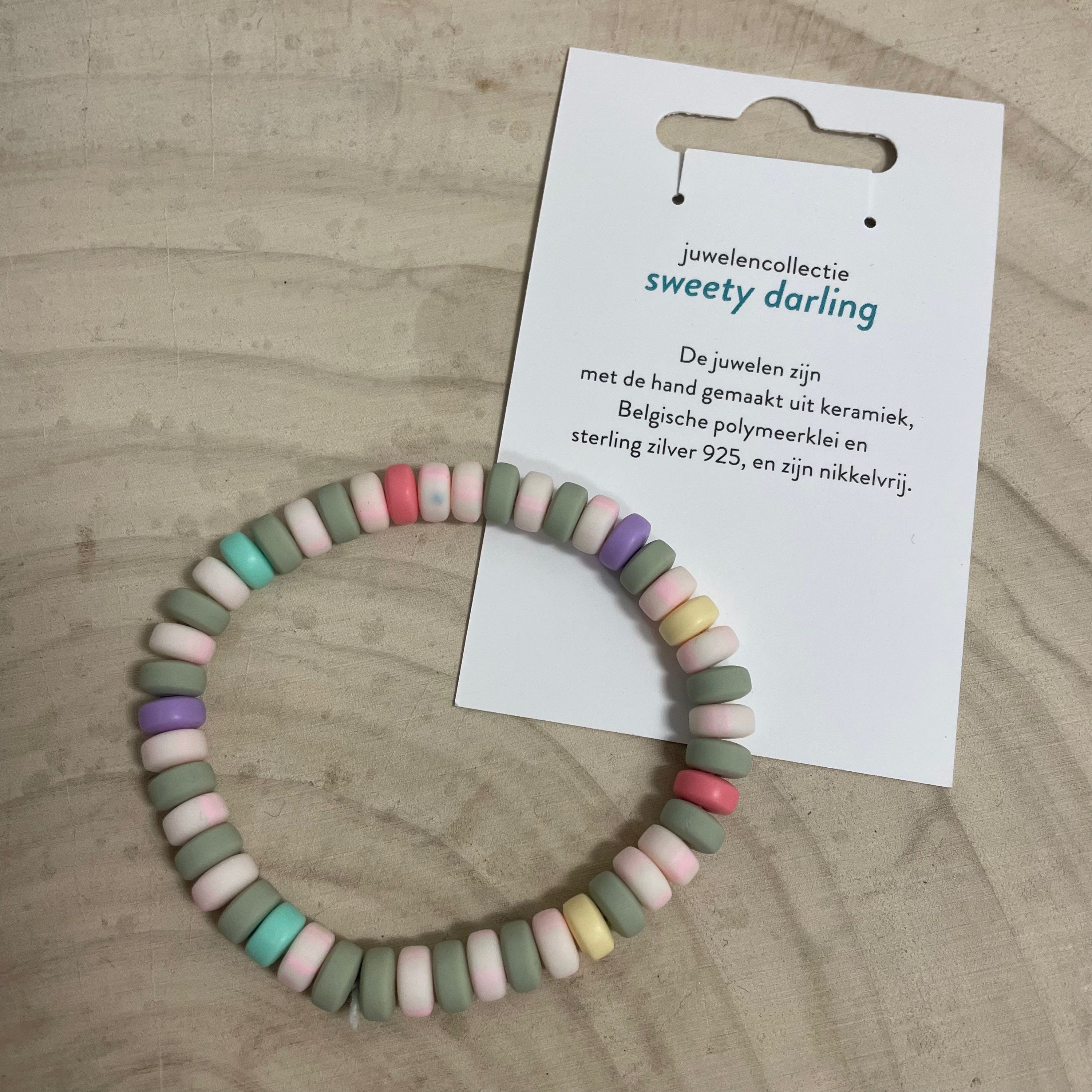 armbandje ‘sweety darling’ - snoepketting